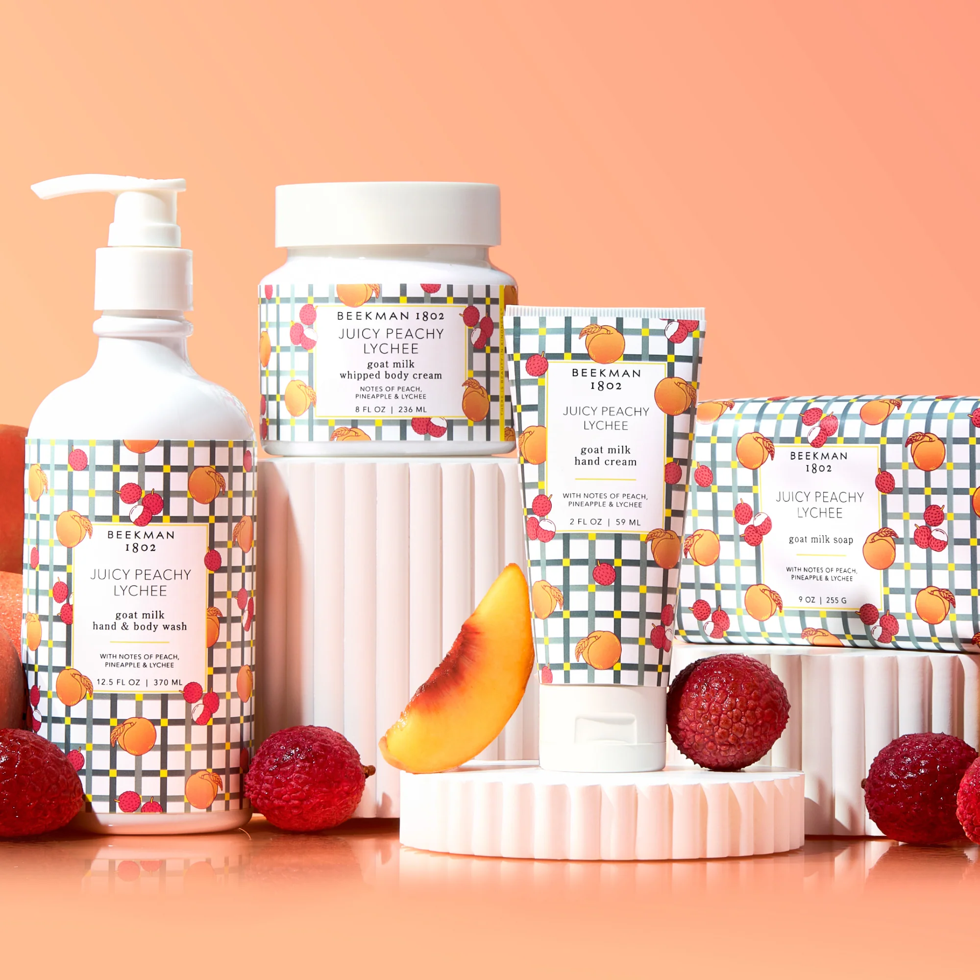 Juicy Peachy Lychee Whipped Body Cream - Image 8
