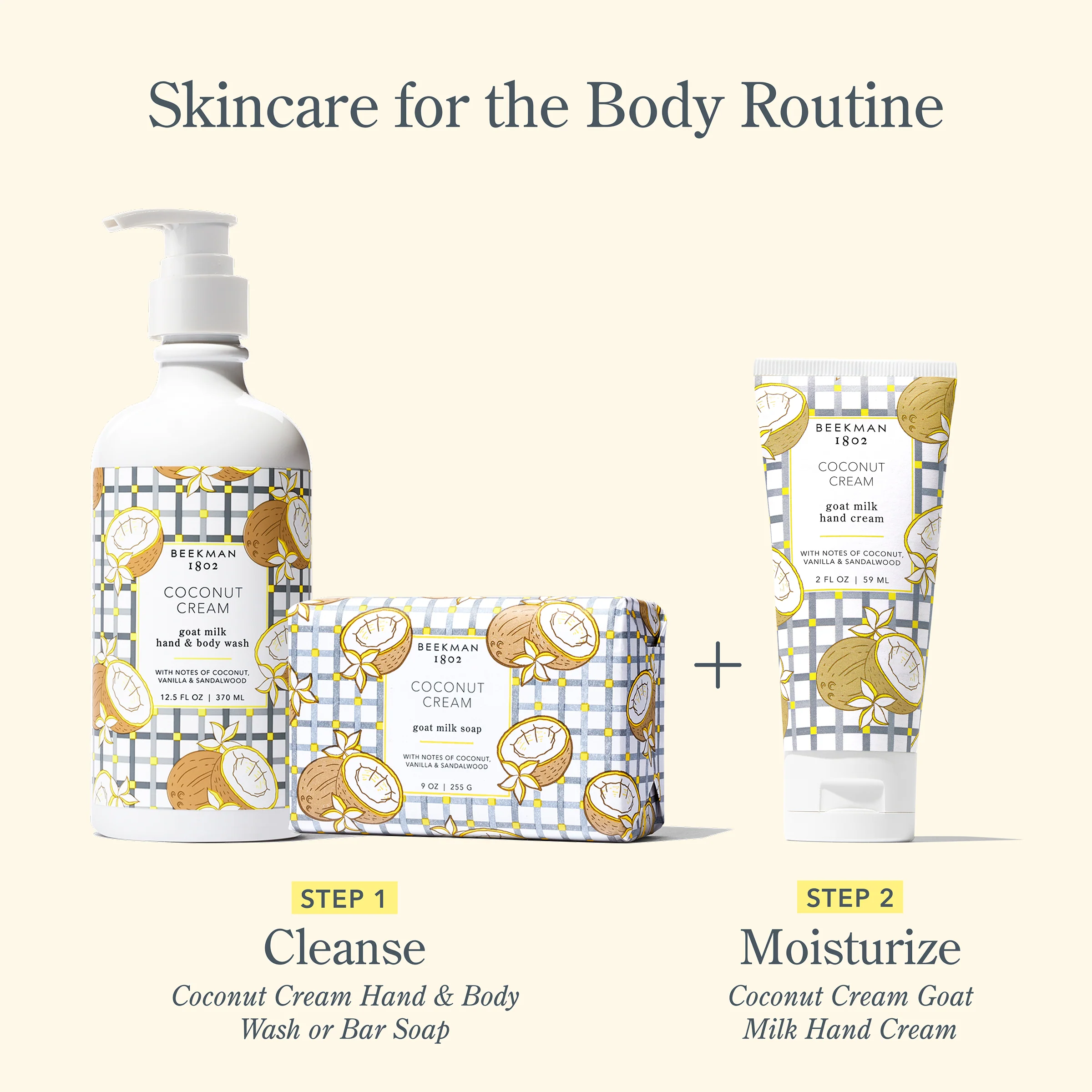 Coconut Cream Goat Milk Hand Cream - Image 3