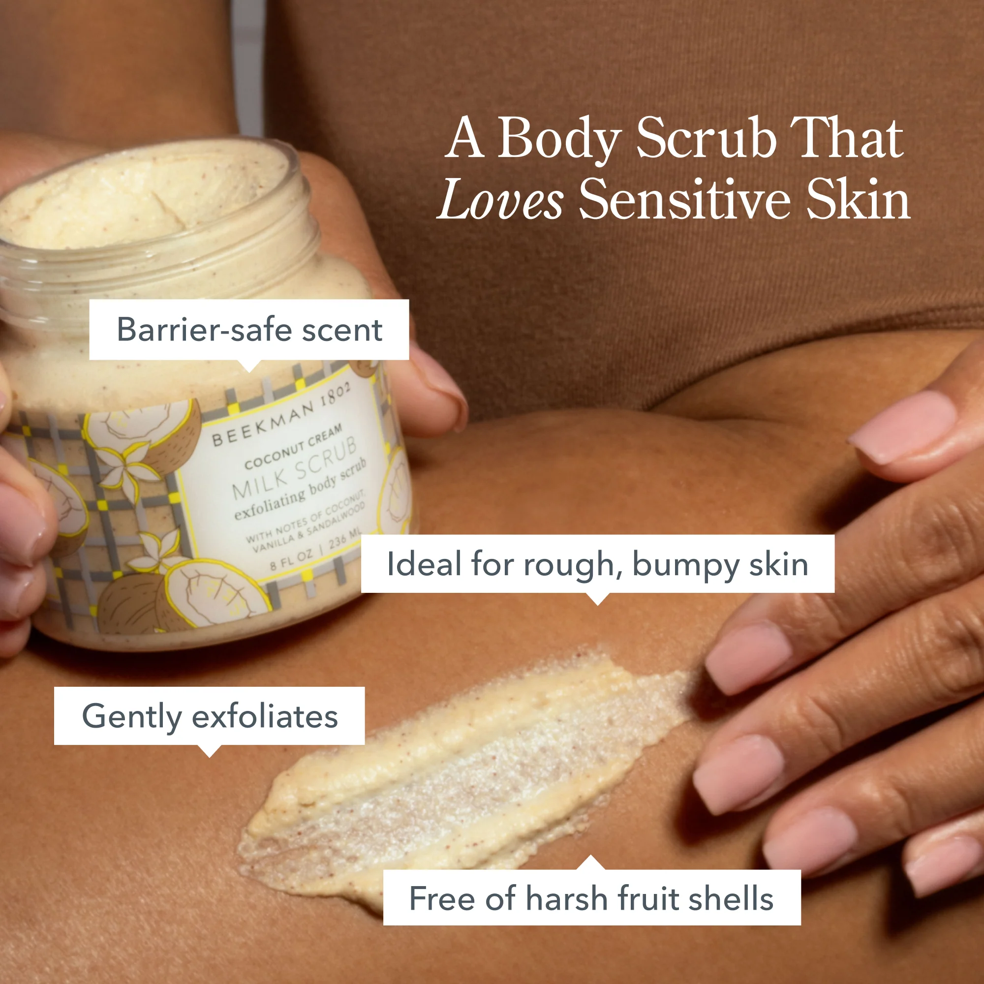 Coconut Cream Smooth Operators Milk Scrub Face & Body Bundle - Image 3