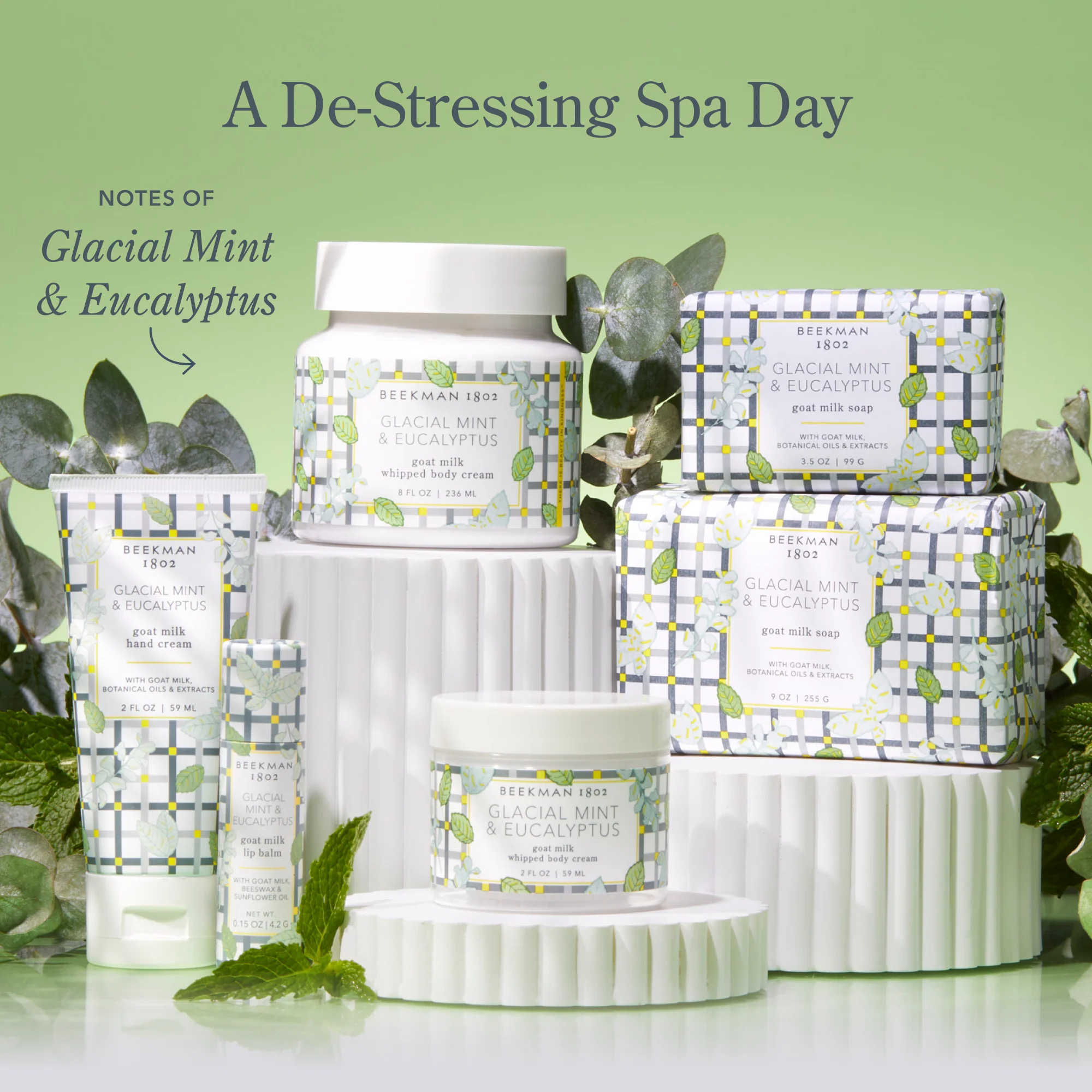 Glacial Mint & Eucalyptus Whipped Body Cream - Image 10