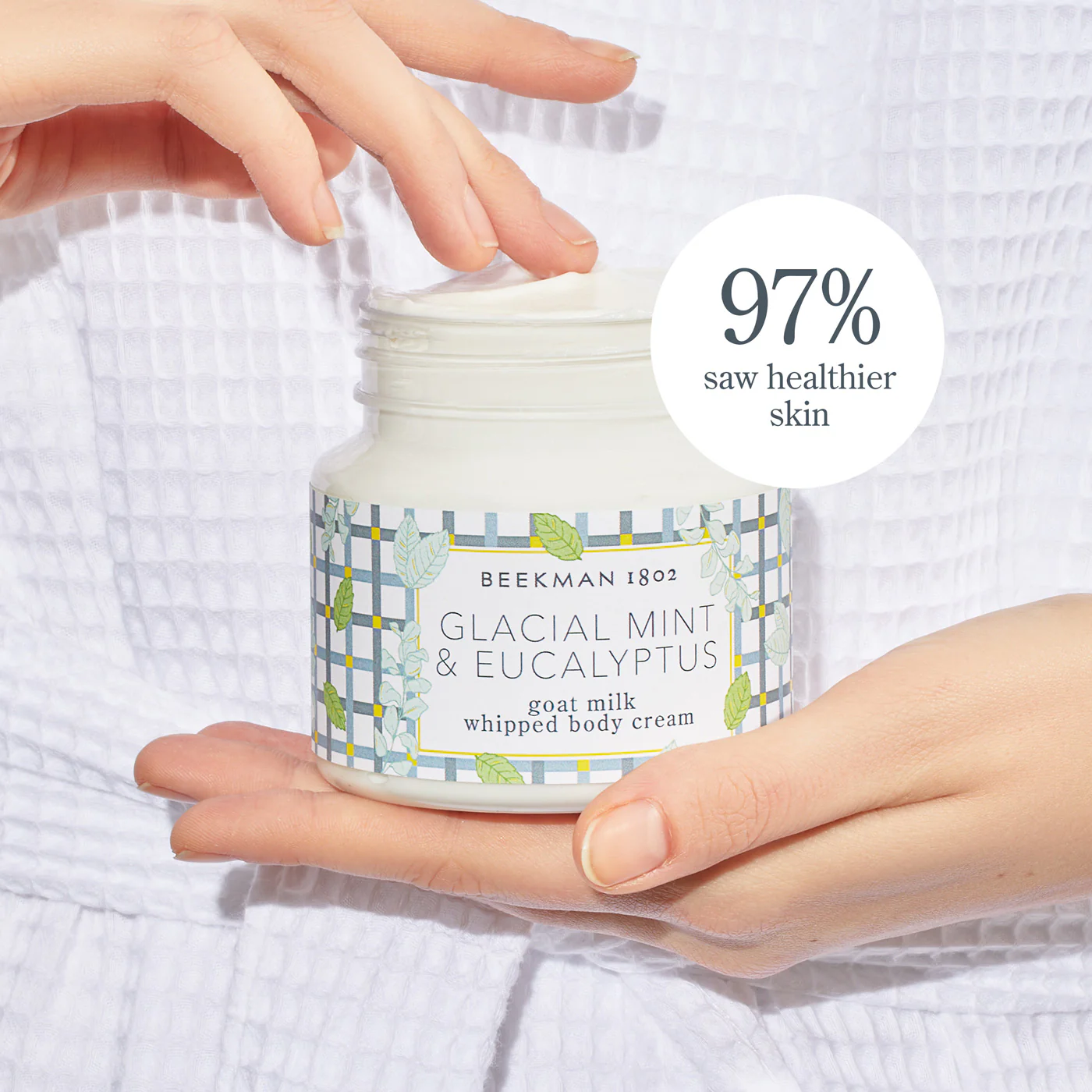 Glacial Mint & Eucalyptus Whipped Body Cream - Image 4