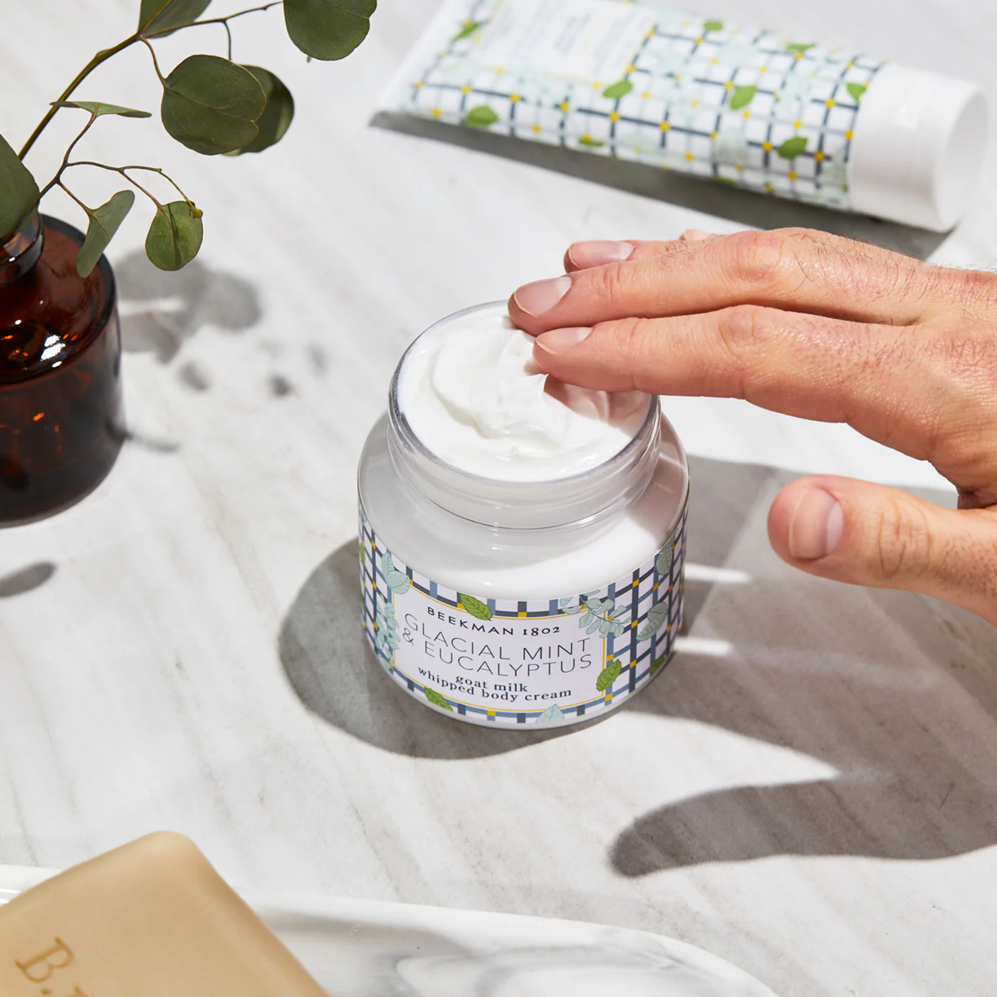 Glacial Mint & Eucalyptus Whipped Body Cream - Image 8