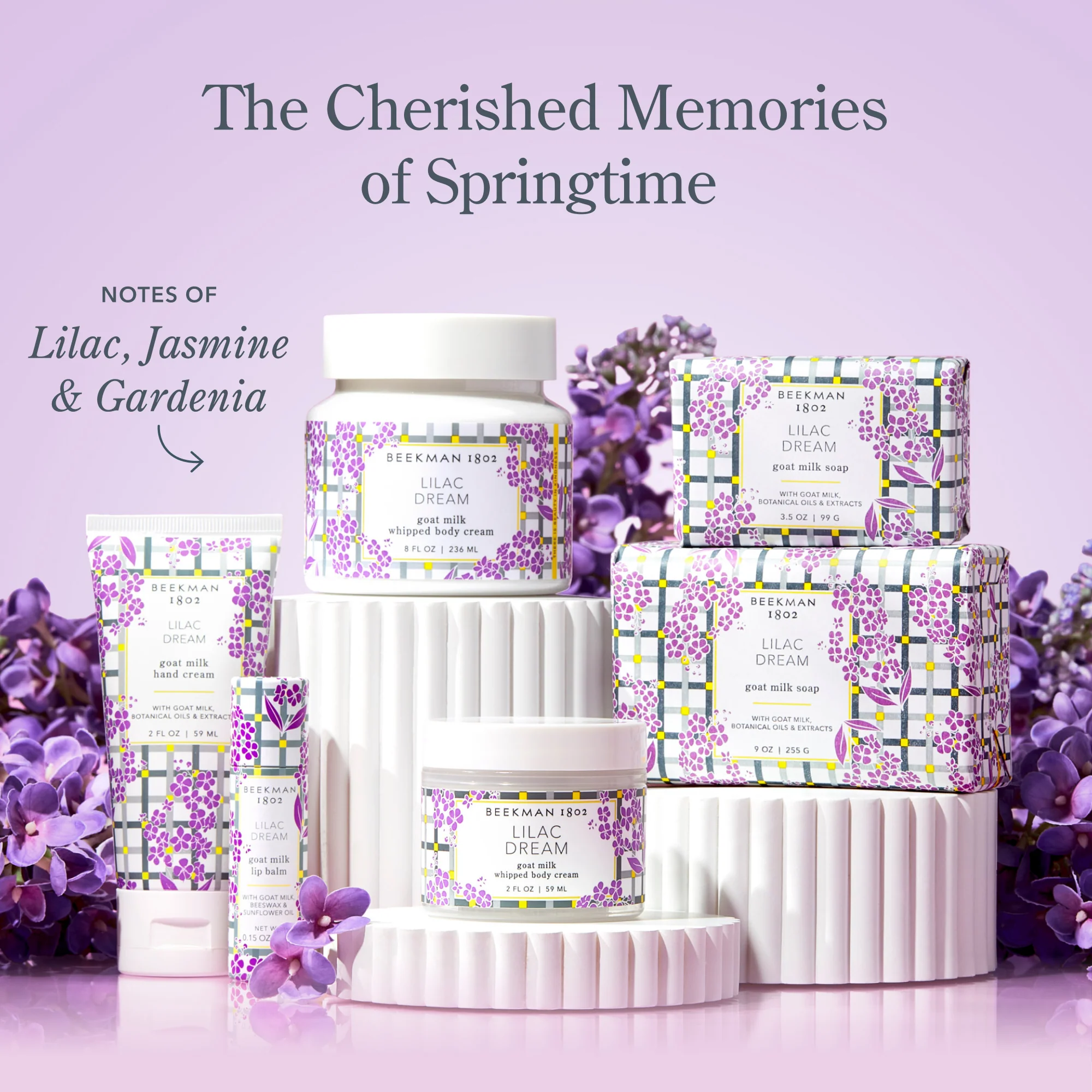 Lilac Dream Face Wipes Set of 4 - Image 7