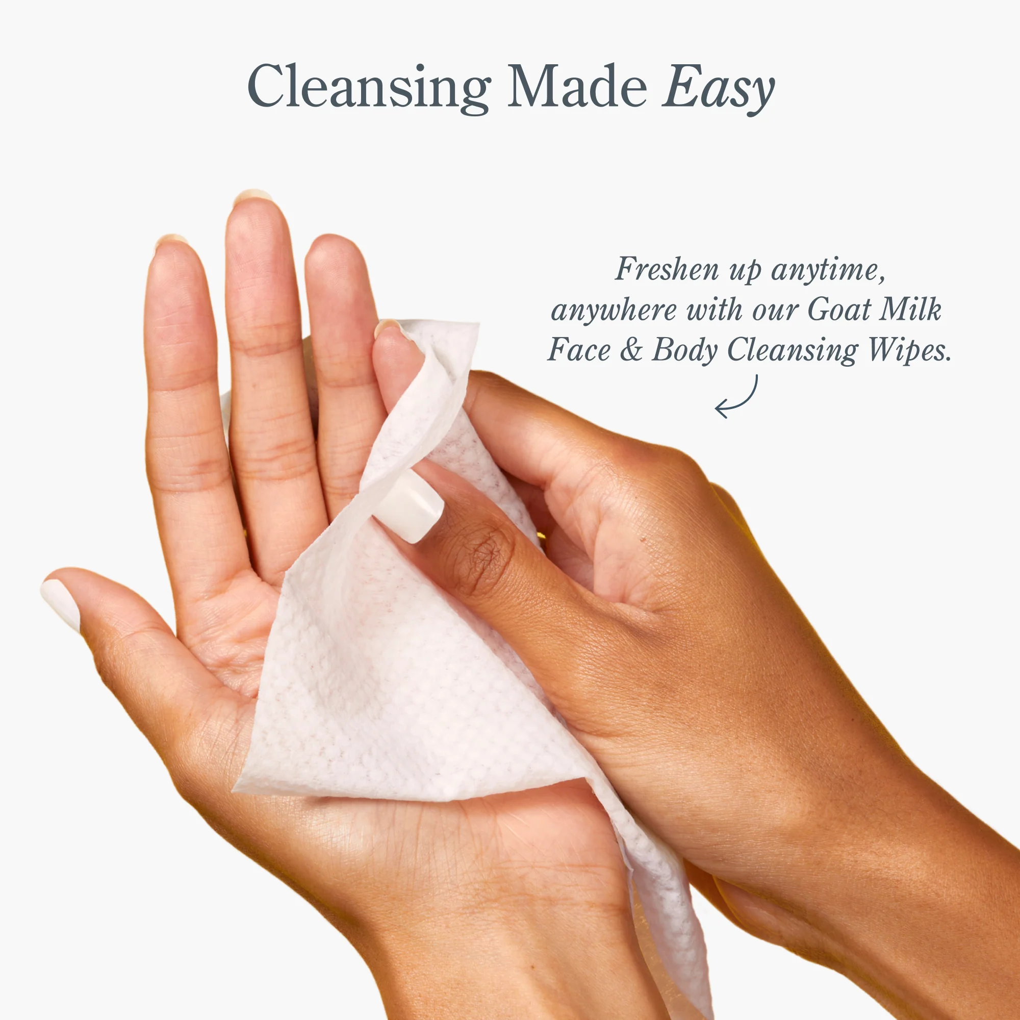 Juicy Peachy Lychee Facial Cleansing Wipes - Image 4