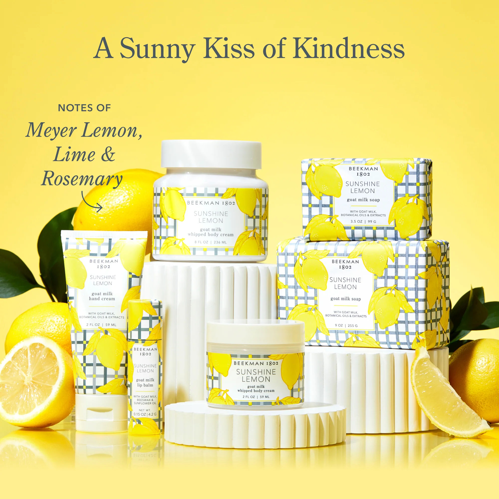Sunshine Lemon 3-Pack Palm-Sized Bar Soap Set - Image 6