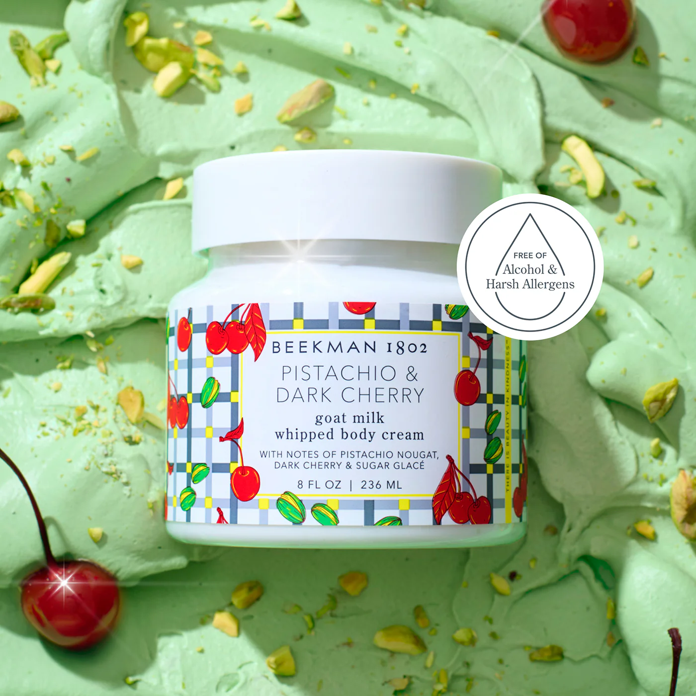 Sweet Treats Pistachio & Dark Cherry Bodycare Trio - Image 9