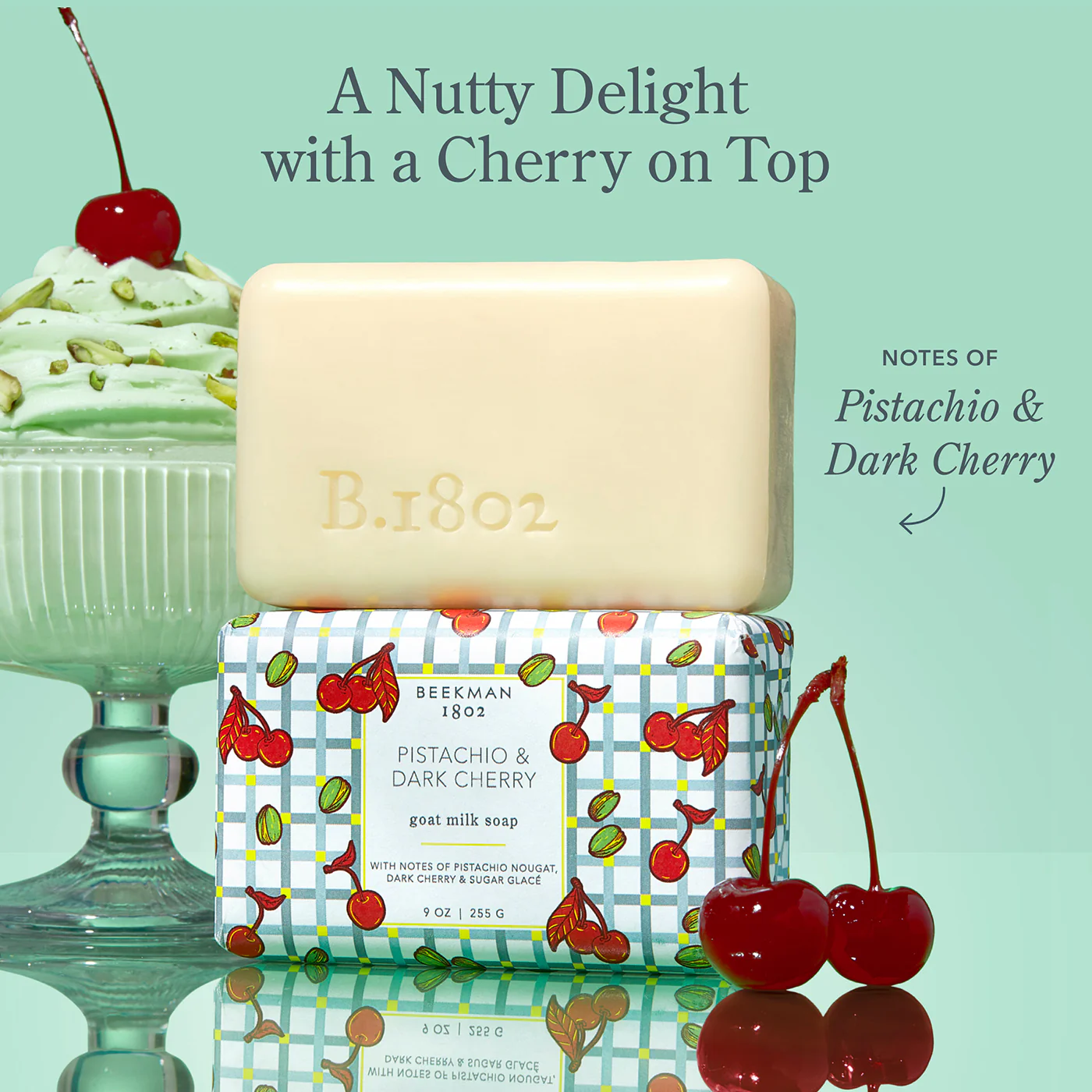 Sweet Treats Pistachio & Dark Cherry Bodycare Trio - Image 8